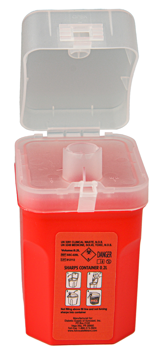 Sharps Container 0.2L, Individually 