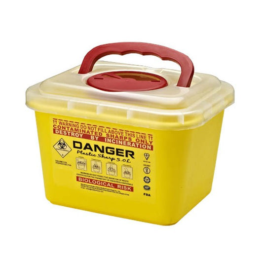Sharps Container 5L, Packaged 24 
