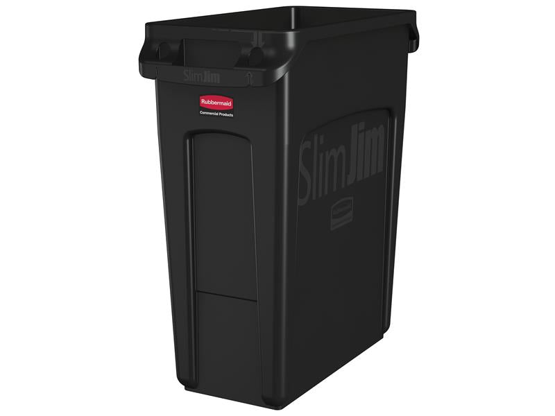 Slim Jim 16-Gallon Vented Trash Can