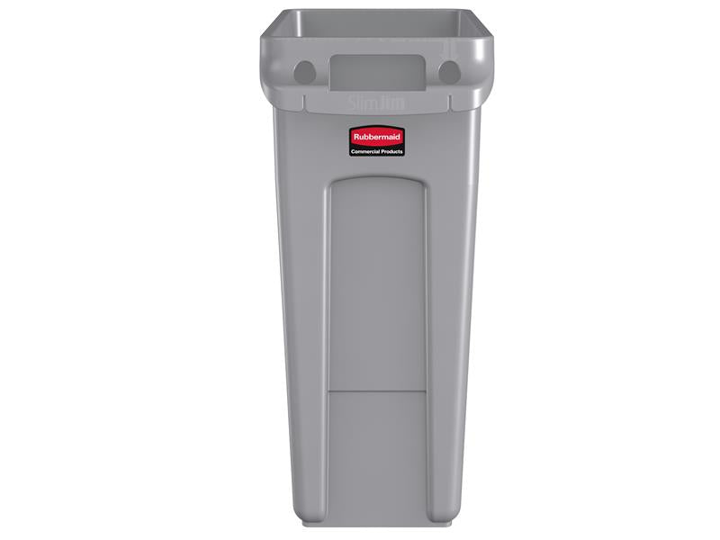 Slim Jim 16-Gallon Vented Trash Can, 1