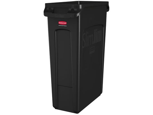 Slim Jim 23-GallonVented Trash Can - 4 Per Case