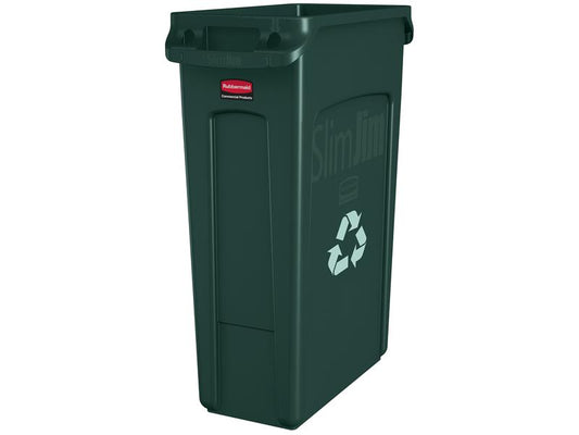 Slim Jim 23-Gallon Vented Recycling Container 