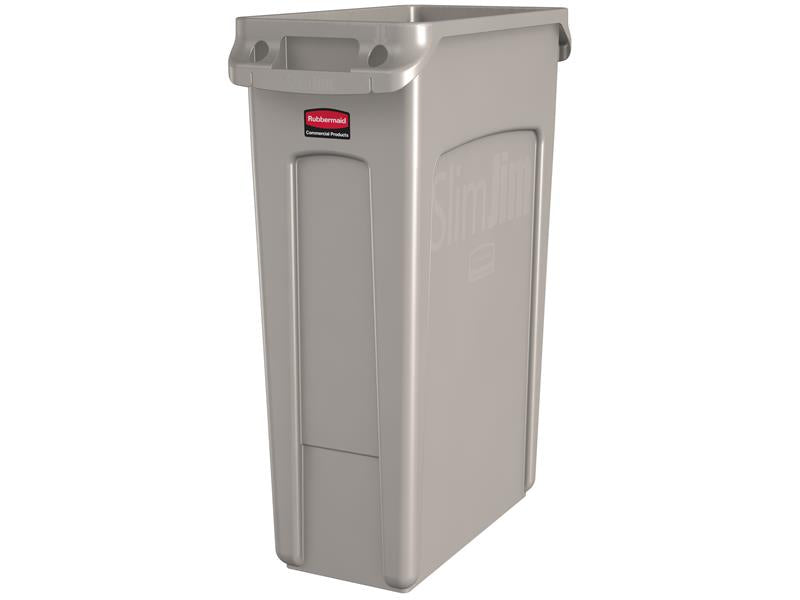 Slim Jim 23-Gallon Vented Trash Can, 2