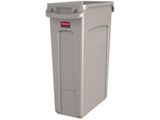 Slim Jim 23-Gallon Vented Trash Can, 2