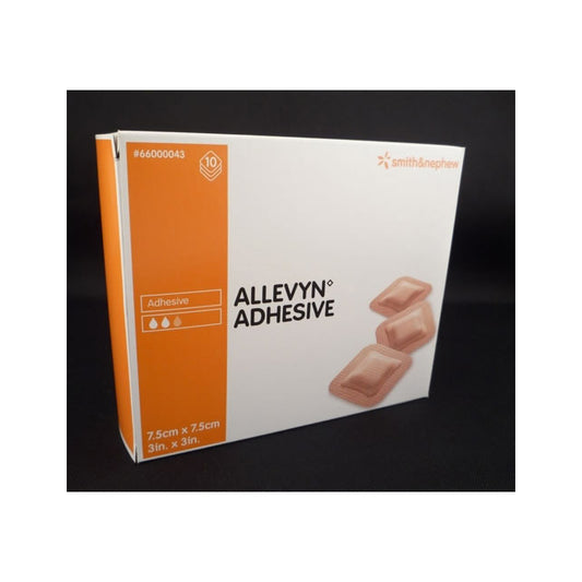 Smith & Nephew ALLEVYN™ Adhesive Hydrocellular Foam Dressing, 7.5cm x 7.5cm