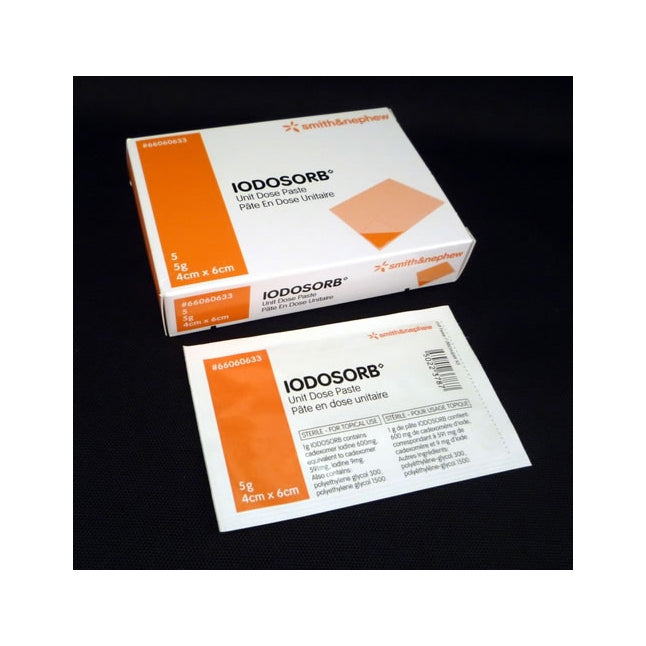 Smith & Nephew IODOSORB™ Cadexomer Iodine Paste Dressing, 4cm x 6cm, 5gm