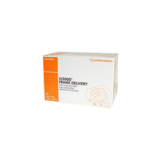 Smith & Nephew IV3000™ Frame Delivery Transparent Film Dressing, W6cm x L7cm