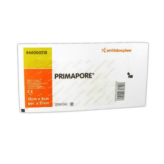 Smith & Nephew PRIMAPORE™ Adhesive Non-Woven Wound Dressing, Post-Operative, 15cm x 8cm