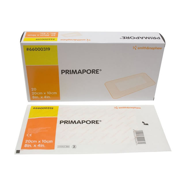 Smith & Nephew PRIMAPORE™ Adhesive Non-Woven Wound Dressing, Post-Operative, 20cm x 10cm