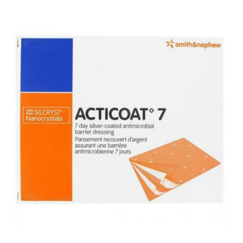 Smith & Nephew ACTICOAT™ 7 Antimicrobial Barrier Dressing, Silver Coated, 2" x 2"