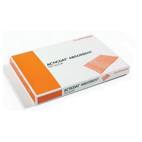 Smith & Nephew ACTICOAT™ Antimicrobial Barrier Dressing, Silver Coated, 2" x 2"