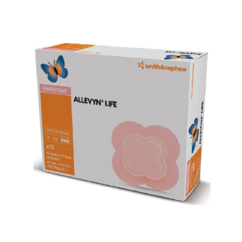 Smith & Nephew ALLEVYN™ Life Advanced Foam Wound Dressing (5-Layer), 15.4cm x 15.4cm