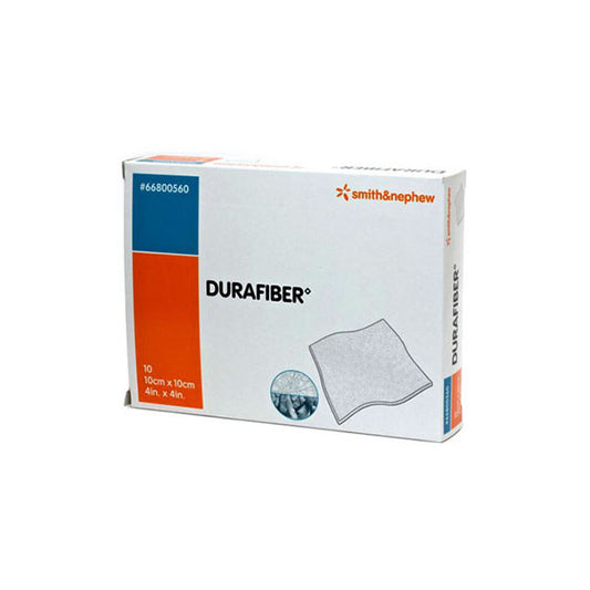 Smith & Nephew DURAFIBER™ Absorbent Gelling Fiber Dressing, Sterile, W10cm x L10cm