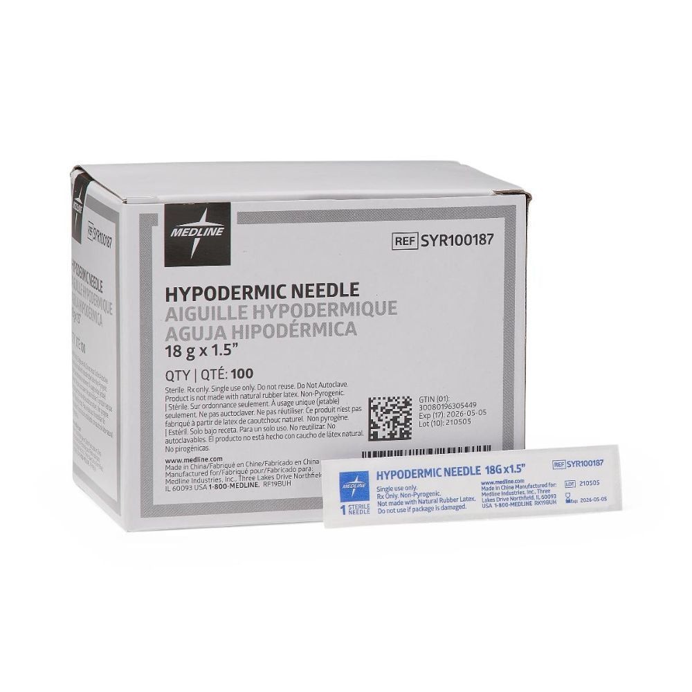 Standard Hypodermic Needle, 18G x 1.5