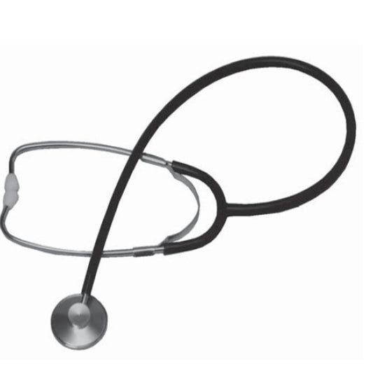 Stethoscope on a white background
