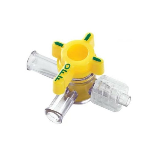Stopcock 3-Way High Flow with Rotating Luer - Case of 50
