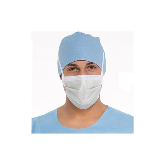 Halyard Surgical Mask, High Filtration, Pleat Style, with Ties