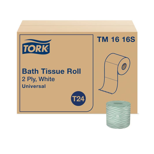 Tork Universal Bath Tissue Roll, 2-Ply - TM1616S