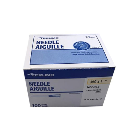 Terumo Hypodermic Needle – 30G x 1" Regular Wall