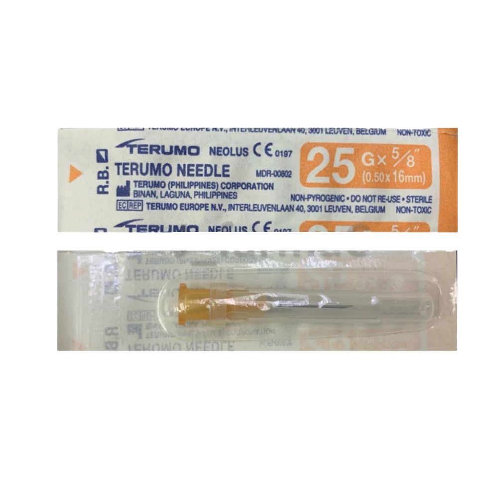 Terumo Hypodermic Thin Wall Needle 25G x 5/8", NN2516