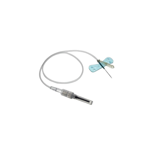 Safety Winged Blood Collection Set – 23G x 3/4" with 12" Tubing & Adapter