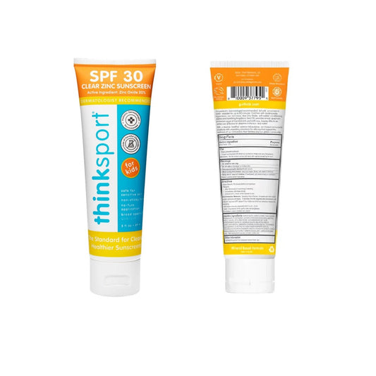 Thinksport Clear Zinc Sunscreen SPF 30 - 89ml