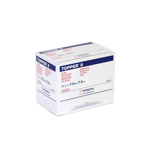 Topper™ NU-GAUZE™ Sponge, 4-Ply, Sterile, 4cm x 4cm