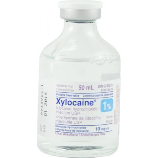 Xylocaine 1% Plain with Preservative - 50mL