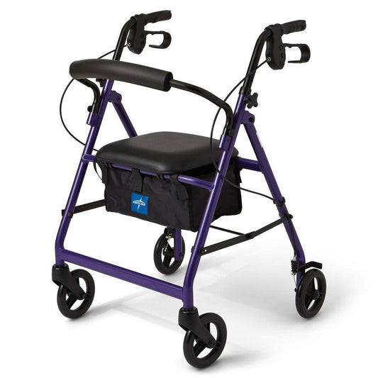 Rollator Economy With 6" Wheels Purple
