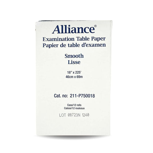 Alliance® Exam Table Papers, 18" x 225 ft, Smooth, P750018