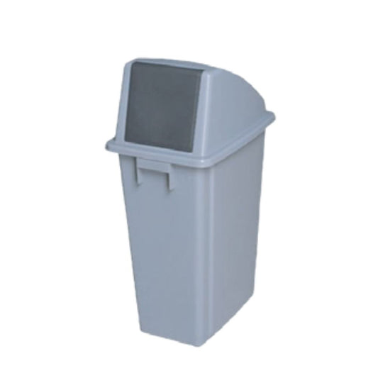Victoria Bay VBCT60A Rectangular Swing Lid Trash Can, 60 L- Case of 6
