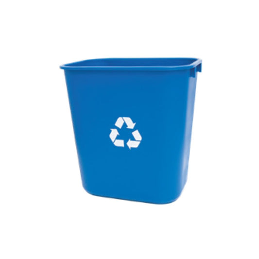 Victoria Bay Recycling Bin Without Lid, Blue - Case of 20