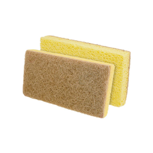 Victoria Bay VBSP36EMN Coconut Scouring Pad, 3 x 6", Medium Duty - Case of 40