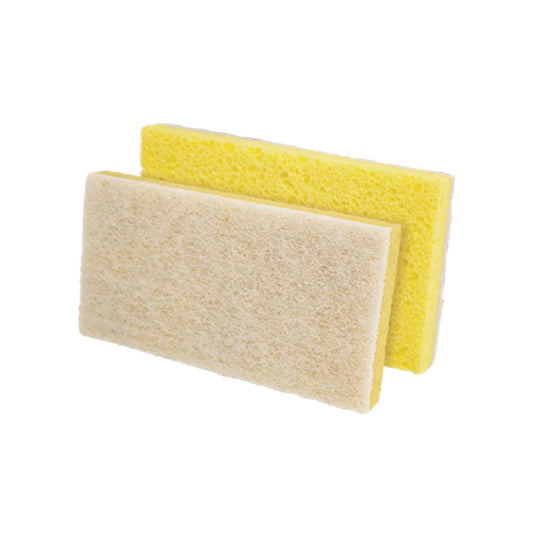 Victoria Bay VBSP36LW Soft Scouring Pad, 3 x 6", Light Duty - Case of 40