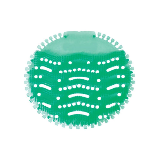 Victoria Bay VBUB75100 3D Urinal Mats, 18 x 18 cm, Green, Lime Scent - Case of 10