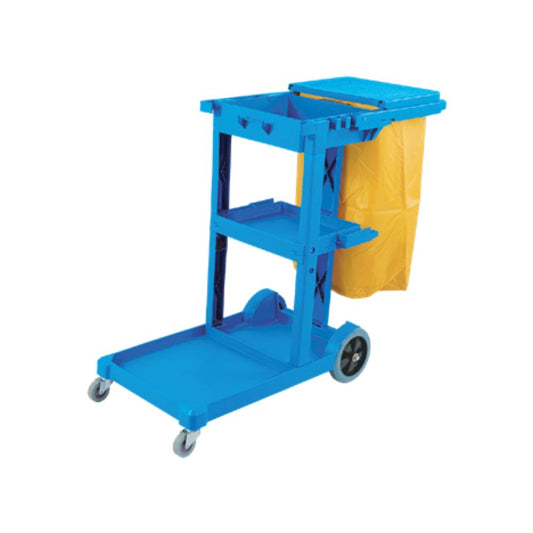 Victoria Bay VBUTC1L Janitor Cart Bag & Cover Blue