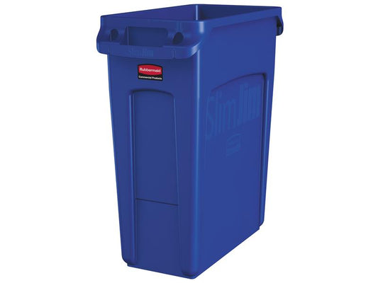Vented Slim Jim 16-Gallon Blue 