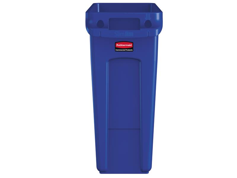 Vented Slim Jim 16-Gallon Blue , 1
