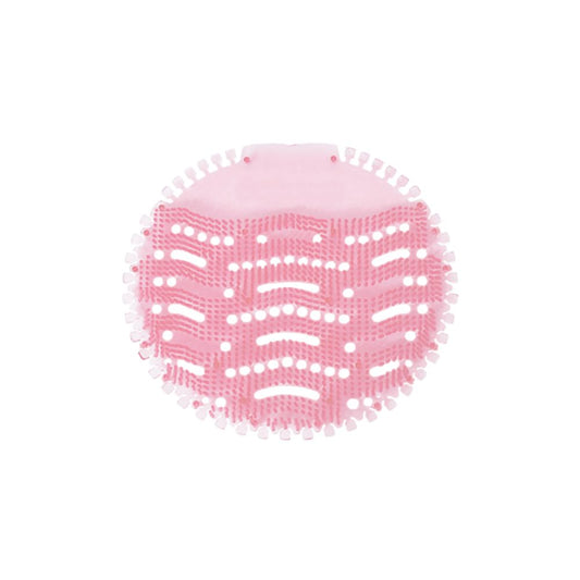 Victoria Bay VBUB7519 3D Urinal Mats,18 x 18 cm, Pink, Melon Scent - Case of 10