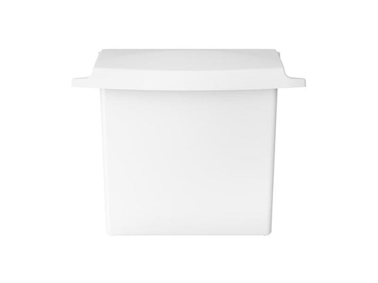 Wall-Mounted Sanitary Napkin Receptacle with Rigid Liner