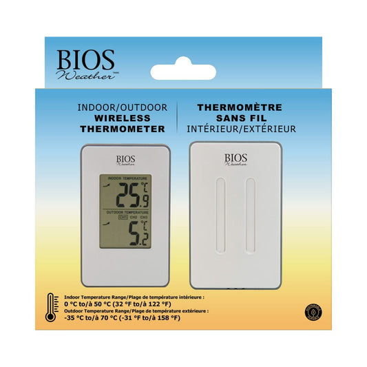BIOS Living Wireless Indoor/Outdoor Thermometer
