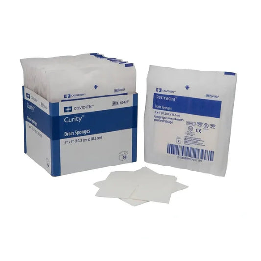 Curity Premium Woven Gauze Sponge, Sterile, 8-Ply, 4X4 inches