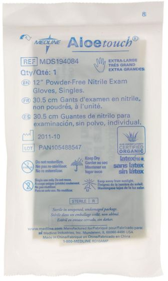 Aloetouch 12'' Nitrile Exam Glove Sterile