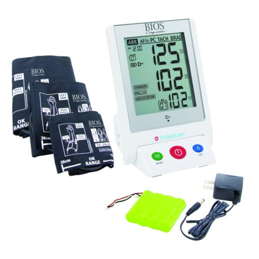 A Bios Automatic Professional Blood Pressure Monitor with charger and rechargeable battery