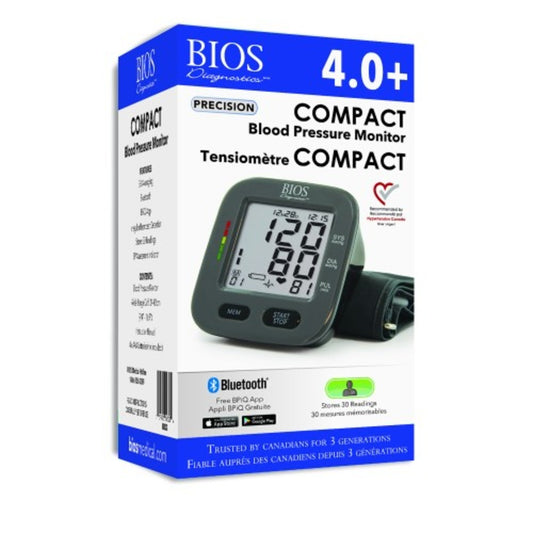 A Bios 4.0 Compact Blood Pressure Bluetooth Monitor Box