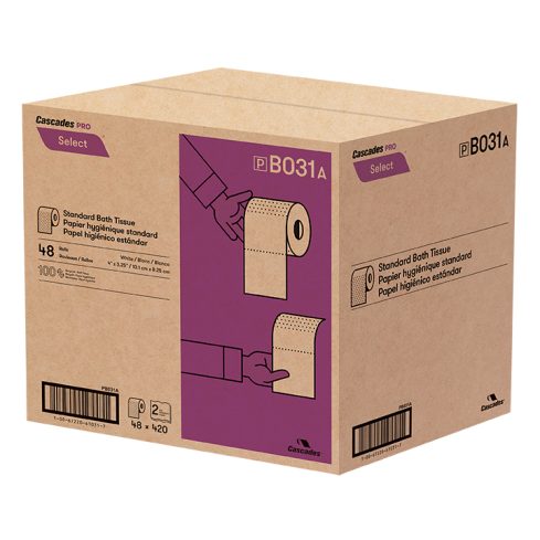 Cascade Proselect Mult Cascades Pro Select™ Standard Bath Tissue, 2 Ply, 48 Rolls, B031 ...
