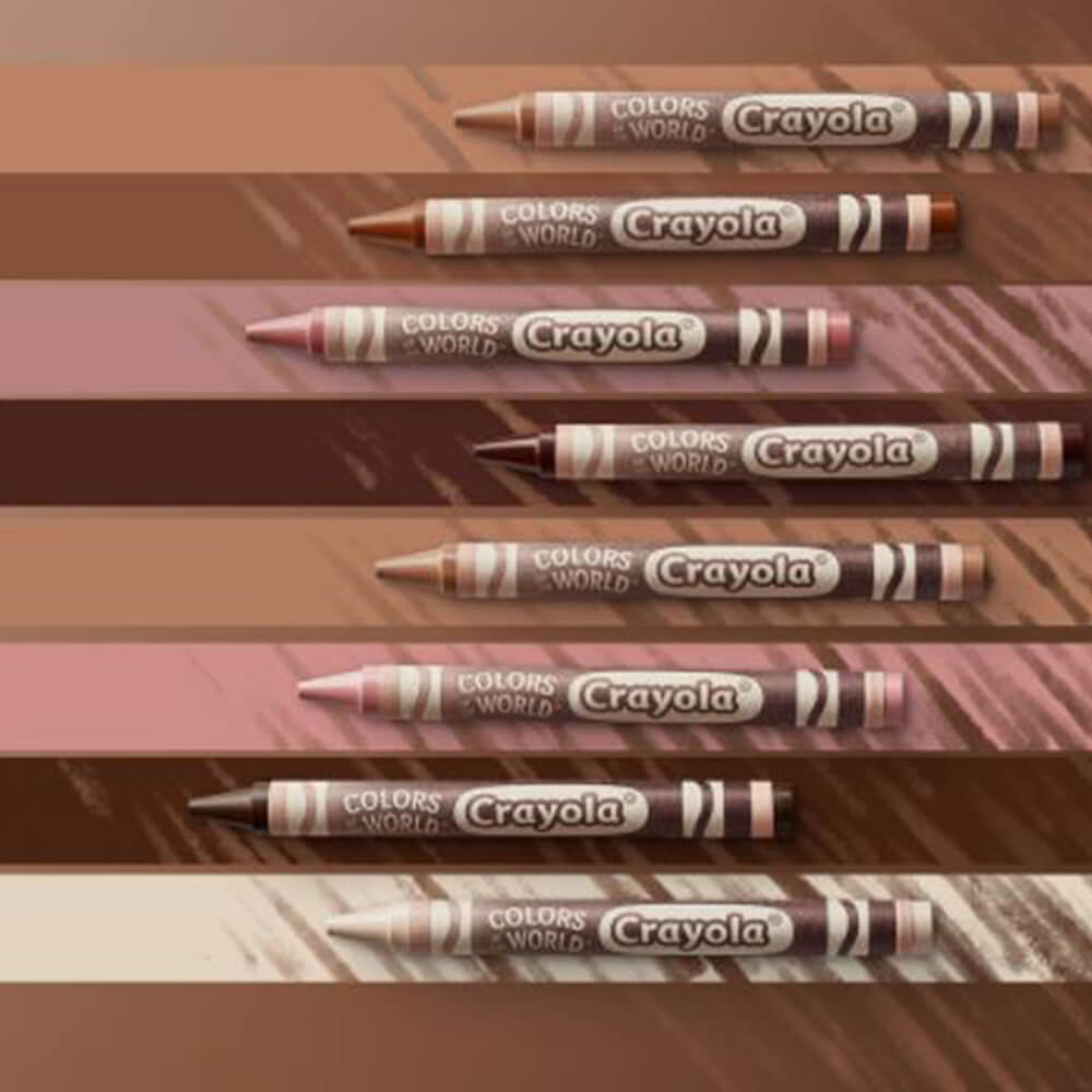 Crayola 24 Count Colours of the World Skin Tone Crayons Case of