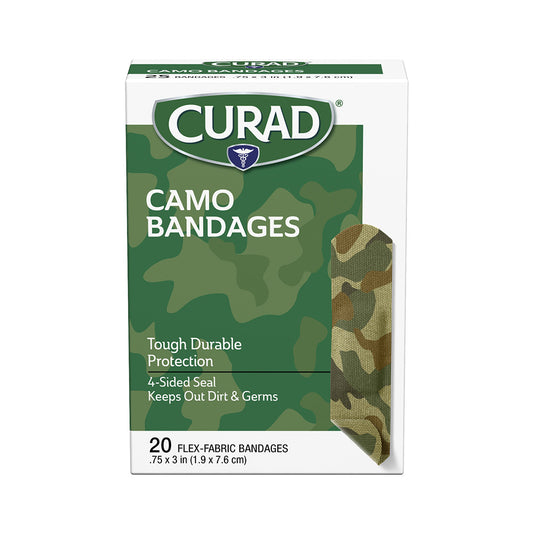 CURAD CAMO GREEN BANDAGES
