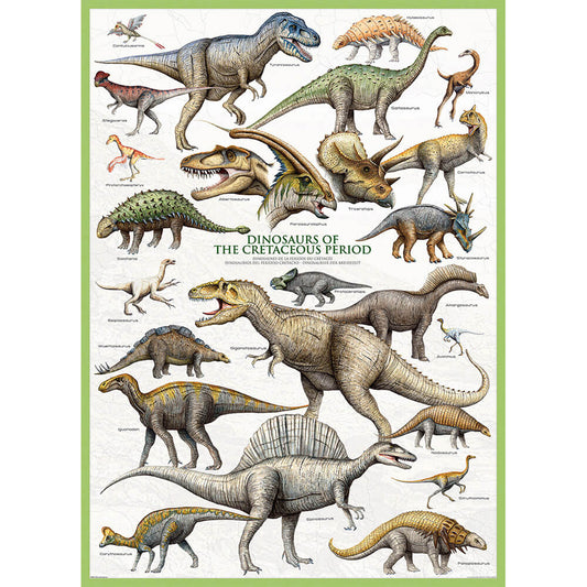 Dinosaurs Of The Cretaceous Period Puzzle