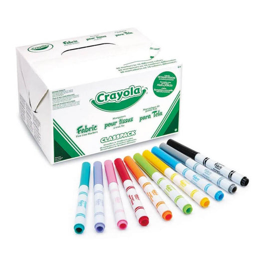 Fabric Markers Classpack - 80 Count